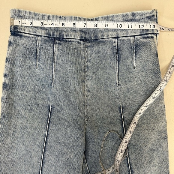 Isabel Marant Nanouli Acid Wash Stirrup Jeans Size 38 - Picture 5 of 11